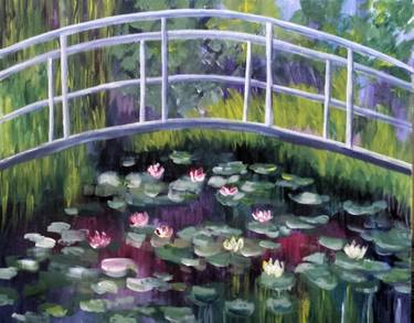 A Monets Garden paint nite project by Yaymaker