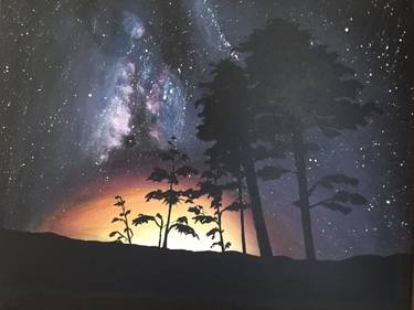 A Starlight Star Night paint nite project by Yaymaker