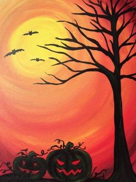 Halloween Delight - Paint Nite event in Sandy , UT
