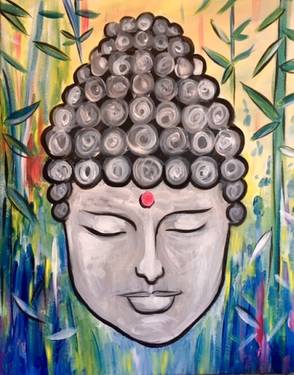 Inner Peace - Paint Nite event in Cupertino, CA