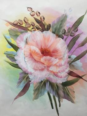 Majestic Poppy - Paint Nite event in Winnipeg, MB