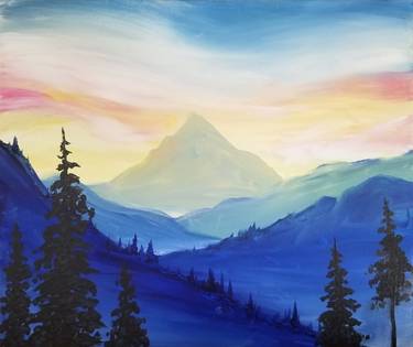 A Mountain Majesty paint nite project by Yaymaker