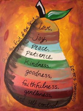 Fruit of the Spirit - Paint and sip event at Myra's Bar & Grill (Best Western Brantford Hotel) in Brantford, ON - PaintNite.com