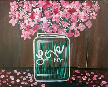 Blossoms Of LOVE - Paint Nite event in sa, CA