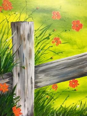 A Spring in Bloom paint nite project by Yaymaker