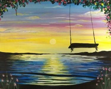 A Swing into Spring paint nite project by Yaymaker