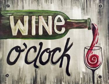 A Wine OClock paint nite project by Yaymaker