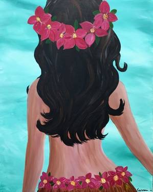 Island Girl - Paint and sip event at Logan's Roadhouse Chico in Chico, CA - PaintNite.com