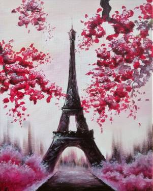 A Serene Paris II paint nite project by Yaymaker