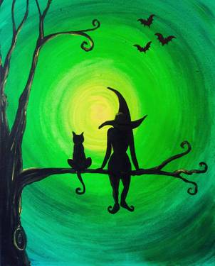 Wicked Night - Paint Nite event in CAMBRIDGE, MA