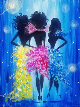 Flashing Lights - Paint Nite event in PASADENA, CA