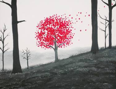 A Red Fall Hill paint nite project by Yaymaker