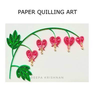 A Bleeding Hearts   Paper Quilling experience project by Yaymaker