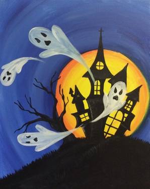 One Spooky Nite - Paint Nite event in Cuba, MO