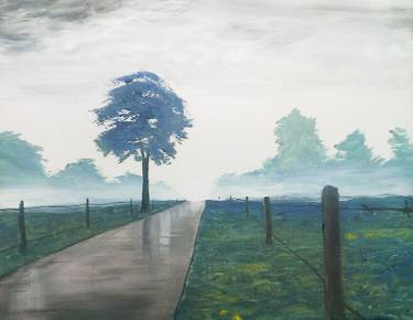 A Rainy Drive paint nite project by Yaymaker