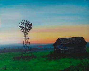 A Little Blue Barn paint nite project by Yaymaker