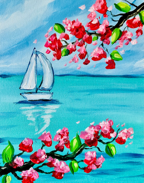Meet me in the Mediterranean - Paint and sip event at The Flats Regina in Regina, SK - PaintNite.com