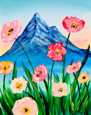 Poppy Mountain  - Paint Nite event in Regina, SK