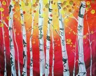 A Aspen Trees paint nite project by Yaymaker