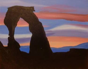 A Utah Delicate Arch paint nite project by Yaymaker