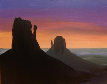 A Utah Monument Valley paint nite project by Yaymaker