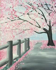 A Spring Fling paint nite project by Yaymaker