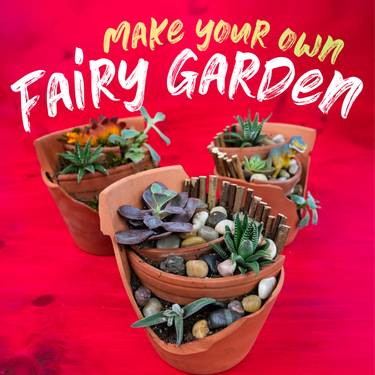 Make Your Own Broken Pot Fairy Garden - Paint Nite event in Halifax, NS