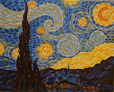A Beautiful Mind - Paint and sip event at Wild wings in Richmond hill, ON - PaintNite.com