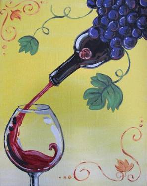From Fruit to the Glass - Paint and sip event at Ruby Tuesday in Norfolk, VA - PaintNite.com