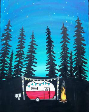 Trailer Life Is Best - Paint and sip event at The Rec Room - St. John's in St. John's, NL - PaintNite.com