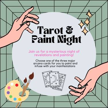 A Tarot  Paint Nite experience project by Yaymaker