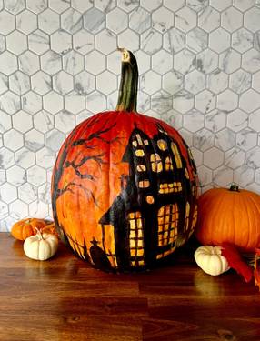 Paint your own Pumpkin  - Paint Nite event in Murray , UT
