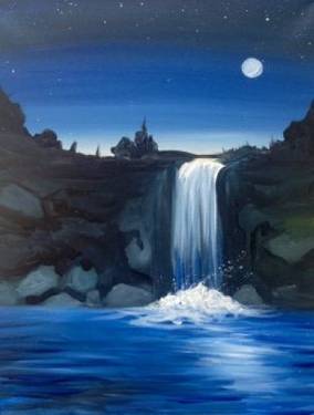 A Solitude Falls paint nite project by Yaymaker