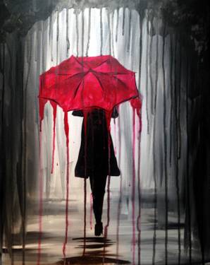 A Rainy Day paint nite project by Yaymaker