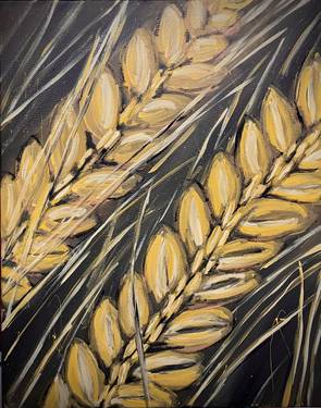 Bold wheat  - Paint Nite event in Regina, SK