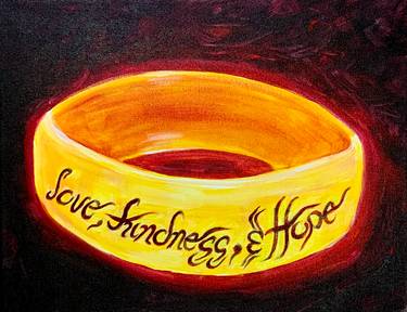 One Ring, Three Rules - Paint Nite event in Mesa, AZ