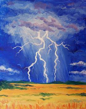 A Lightning 1 paint nite project by Yaymaker