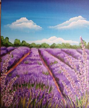 Lavender Farm - Paint Nite event in Mono, ON