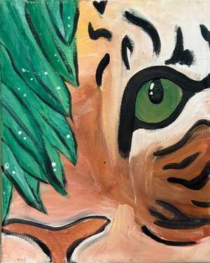 Jungle Peek - Paint Nite event in ARLINGTON, VA
