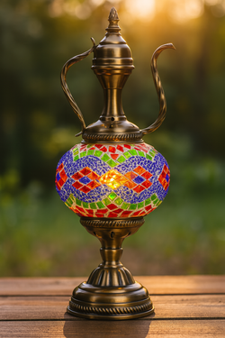 Turkish Style Mosaic Lamp  - Aladdin Lamp - Paint Nite event in Oshawa, ON