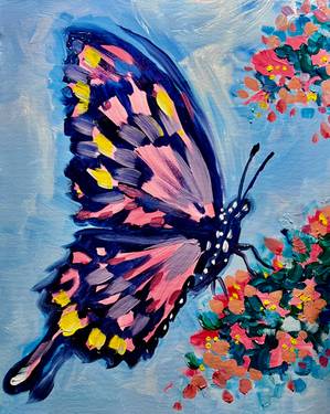 A A Brush with a Butterfly  experience project by Yaymaker