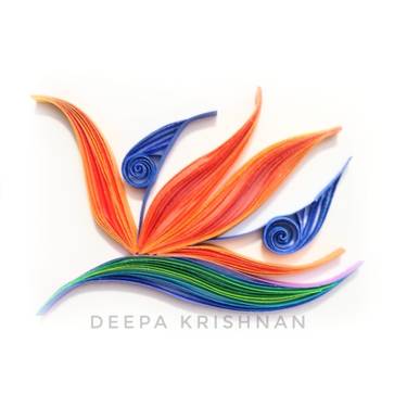 A Bird Of Paradise  Paper Quilling experience project by Yaymaker