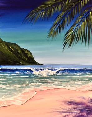 Vacation Vibes - Paint and sip event at Montana's BBQ & Bar (Milton) in Milton, ON - PaintNite.com