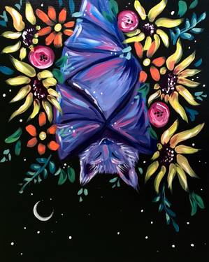 Autumn Floral Bat with Melody Gillespie