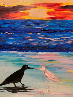A Love Birds at the Seashore experience project by Yaymaker