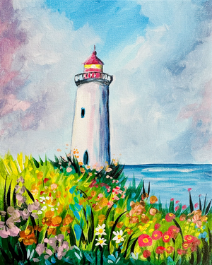 Wildflower Lighthouse - Paint Nite event in Cottage Grove , WI