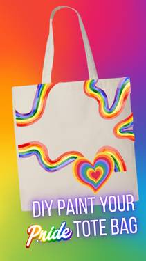 DIY Pride Tote Bag - Paint and sip event at Grafted Cellars Winery & Restaurant in Claremont, CA - PaintNite.com