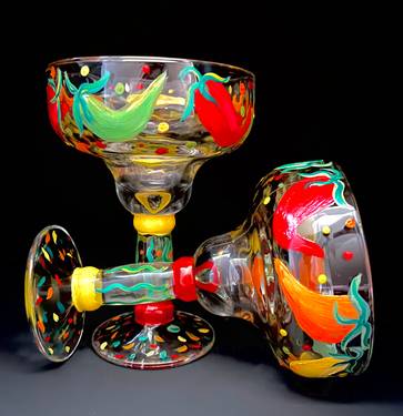 A Fiesta chili margarita glasses  experience project by Yaymaker