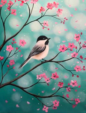 A Chickadee Cherry Blossoms experience project by Yaymaker