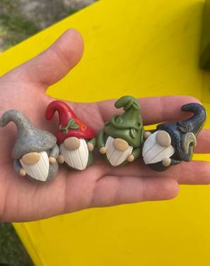 Roaming Gnomes - Clay Craft - Paint Nite event in HENDERSON, NV